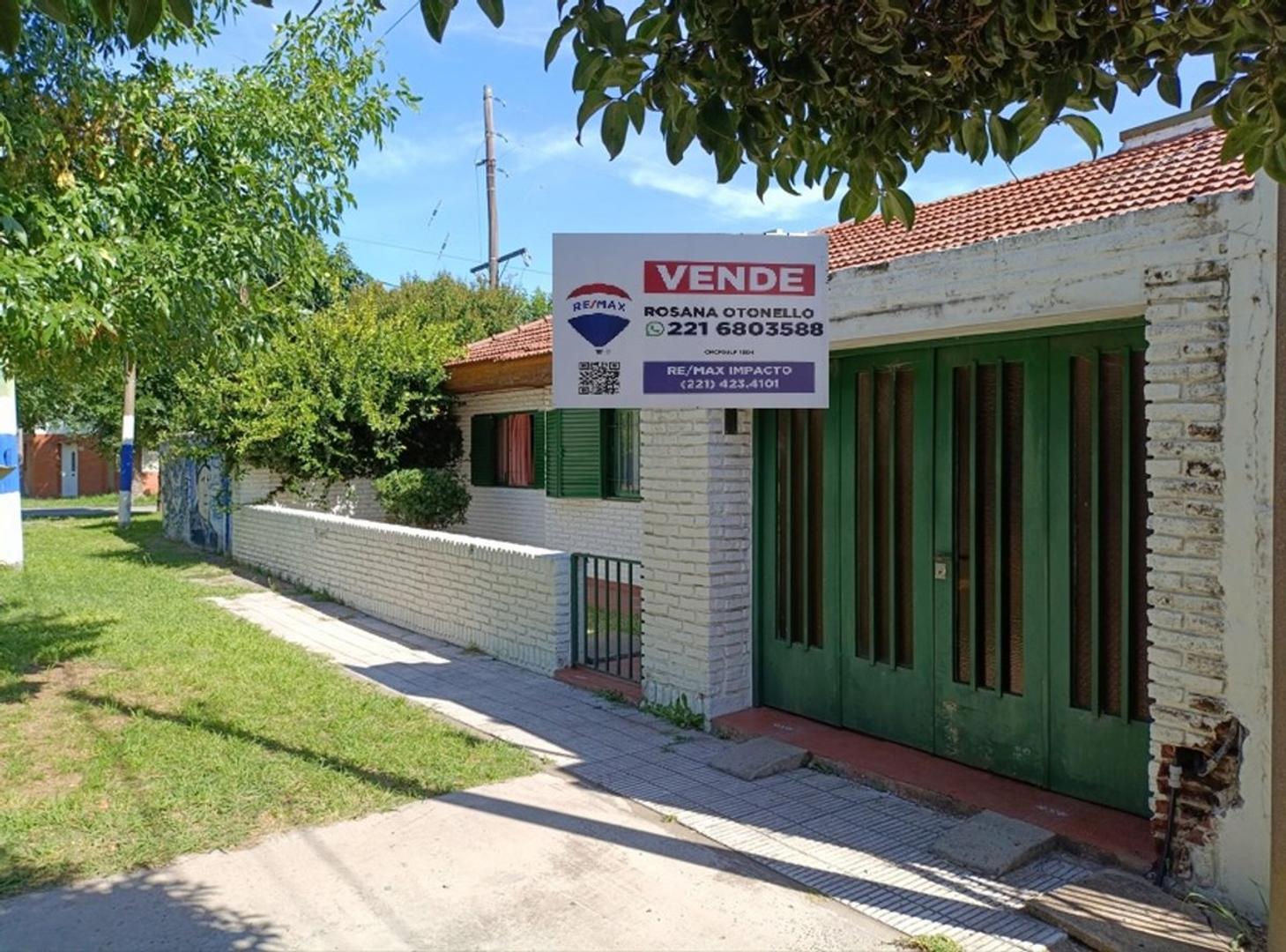 VENTA DE CASA TIPO CHALET EN OLMOS - 159 Y 46