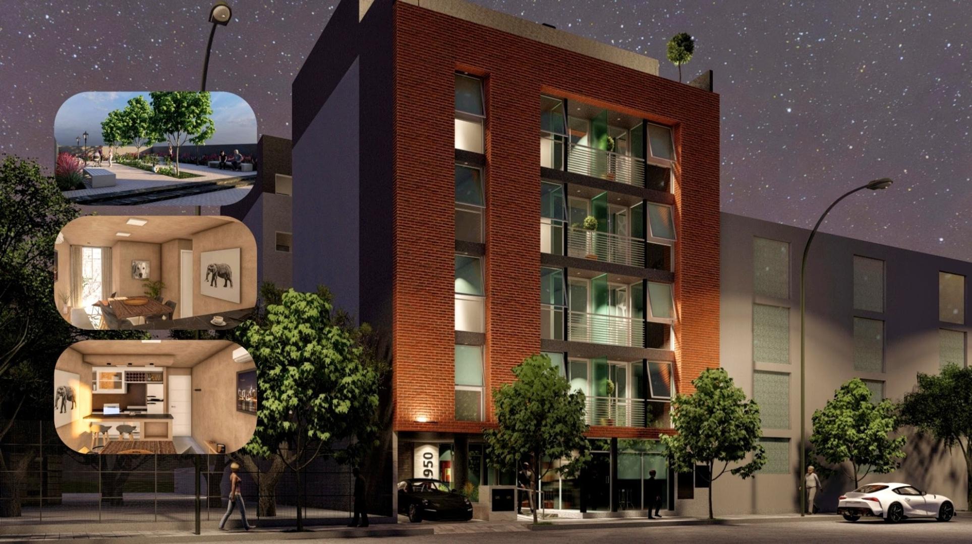 Departamento de 1 Dormitorio - en Alberdi - en construccion