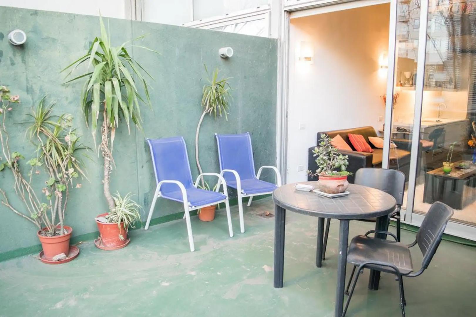 Departamento 2 ambientes con 2 baños