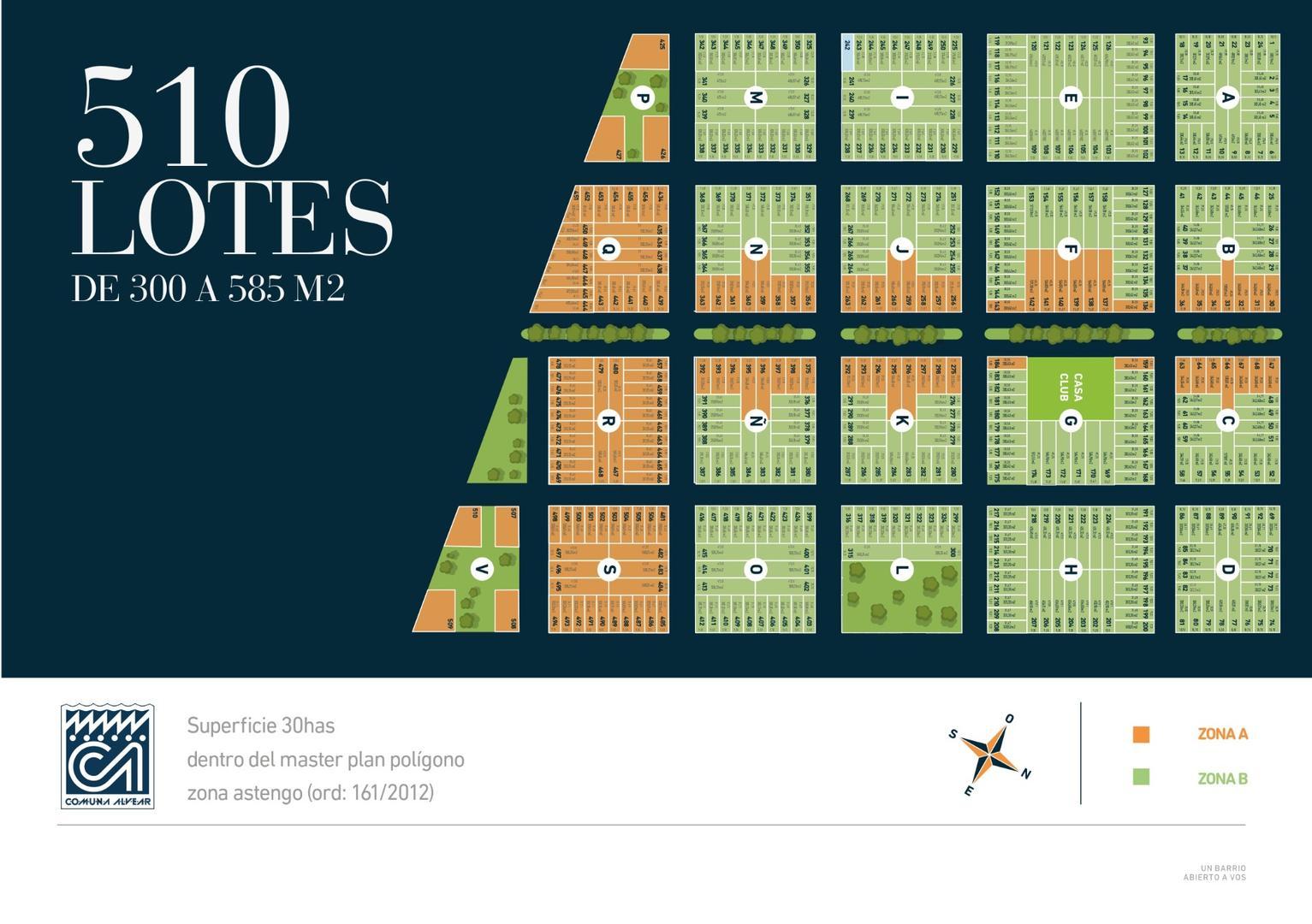 Terreno en Venta en Alvear, USD 33.900