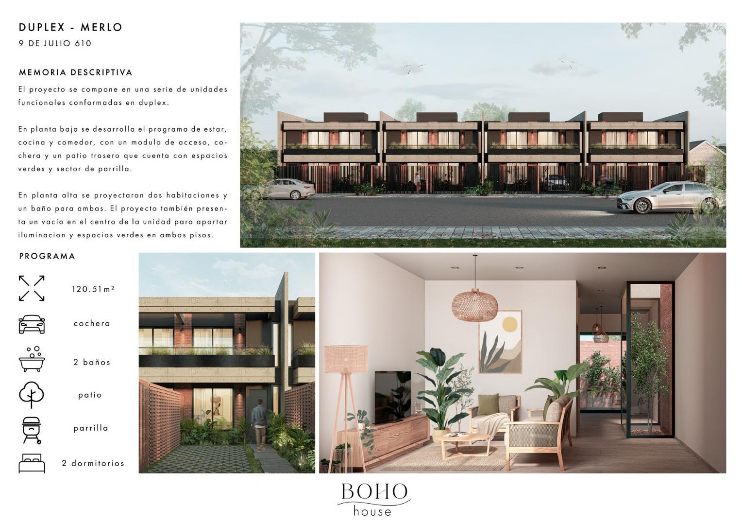 Casa 3 ambientes con 2 baños