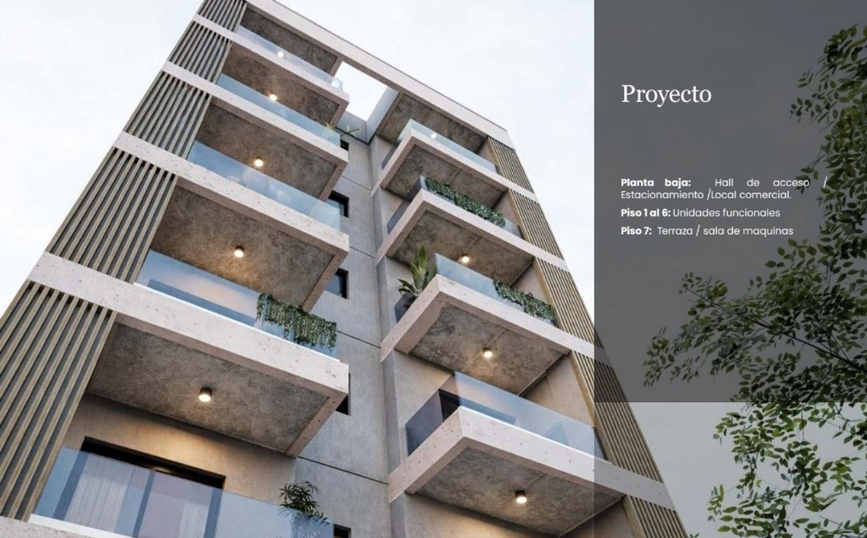 DEPARTAMENTO MONO AMBIENTES CON PARRILA EN EL BALCON