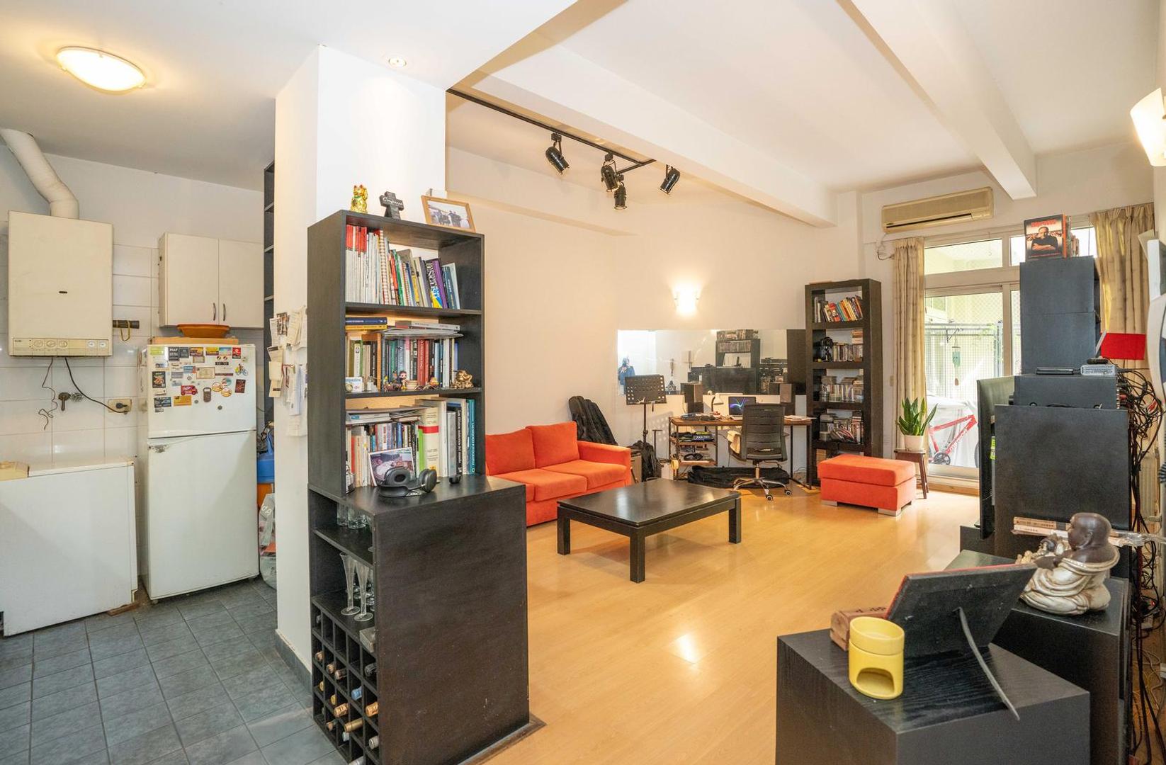 Departamento 2 ambientes con 1 baño