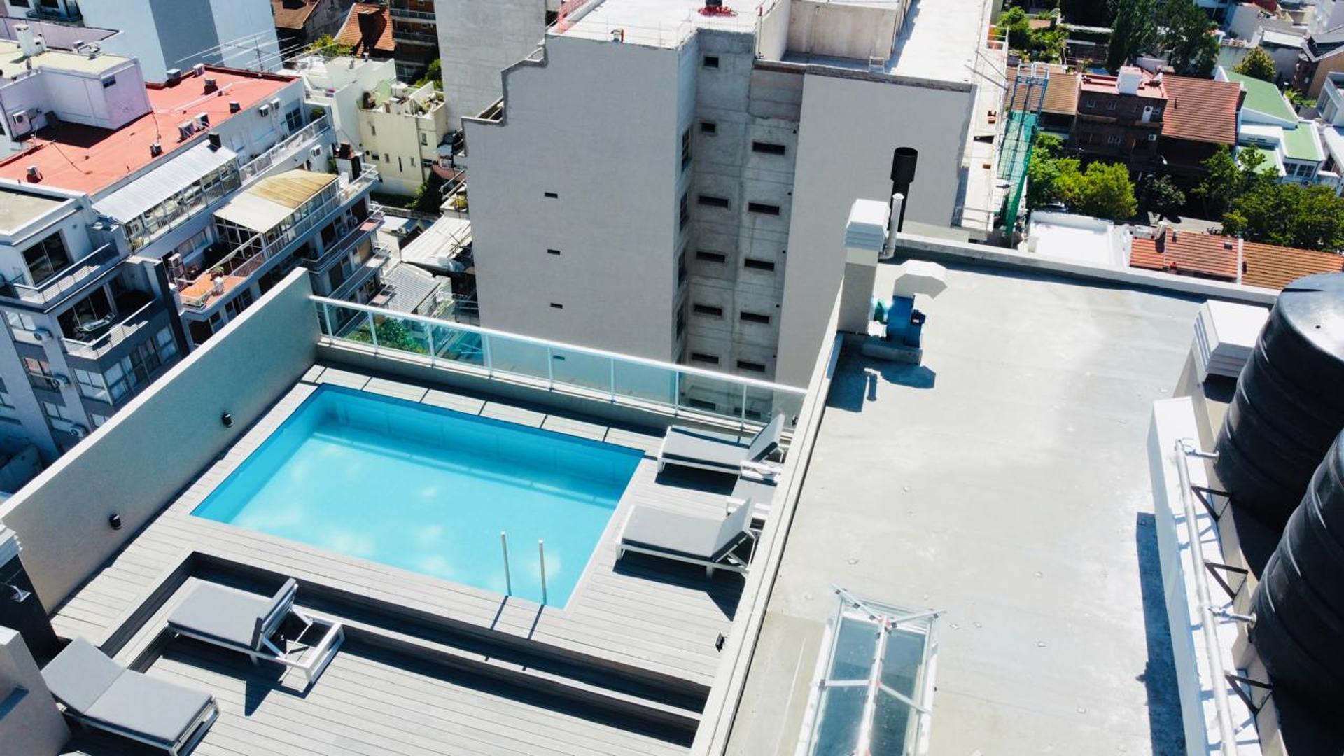 Venta 3 Ambientes a Estrenar. Contrafrente. Balcón. Suite. Toilette. Full Amenities.  Núñez