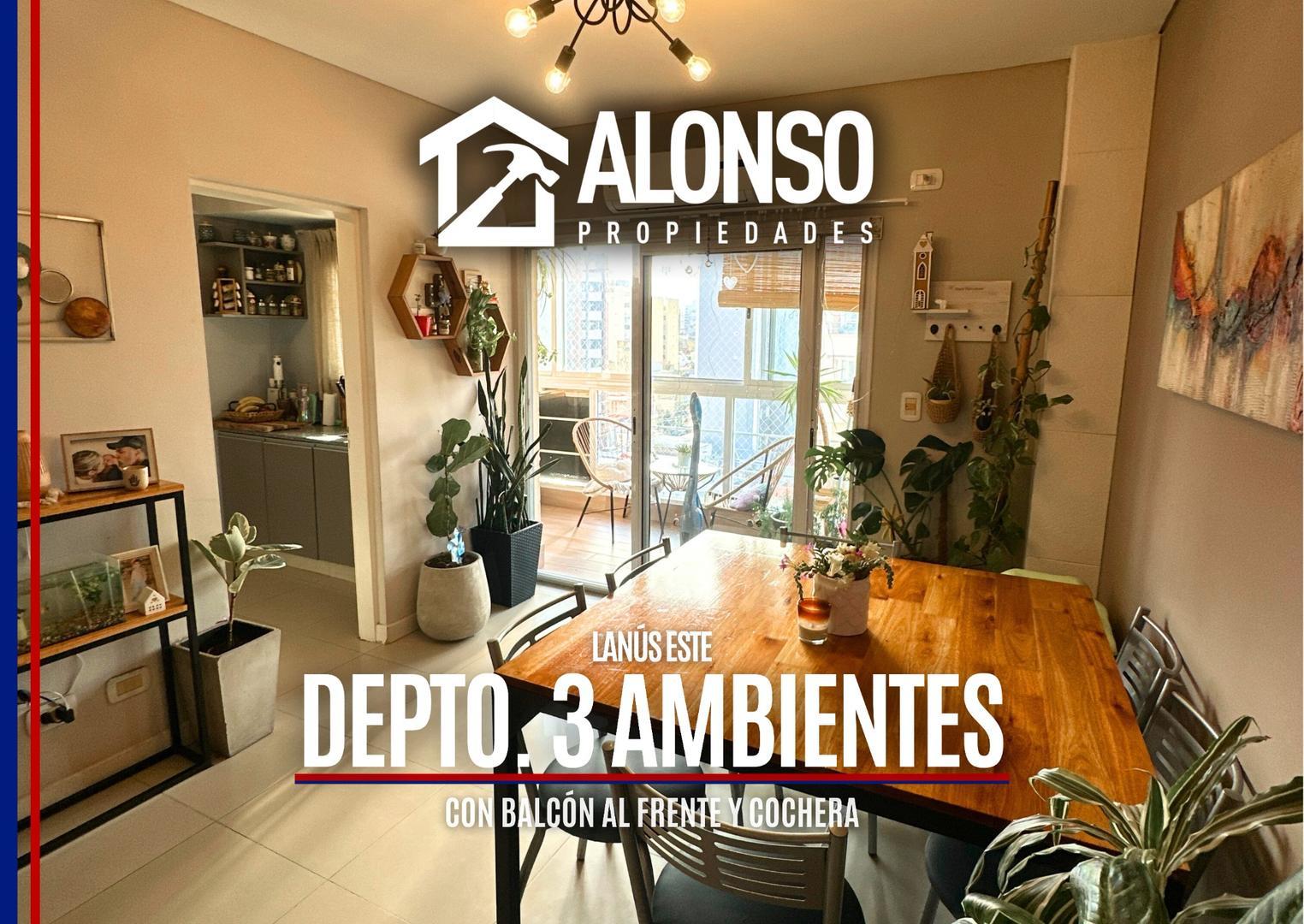 Departamento 3 Ambientes con Balcón en Venta en Lanús