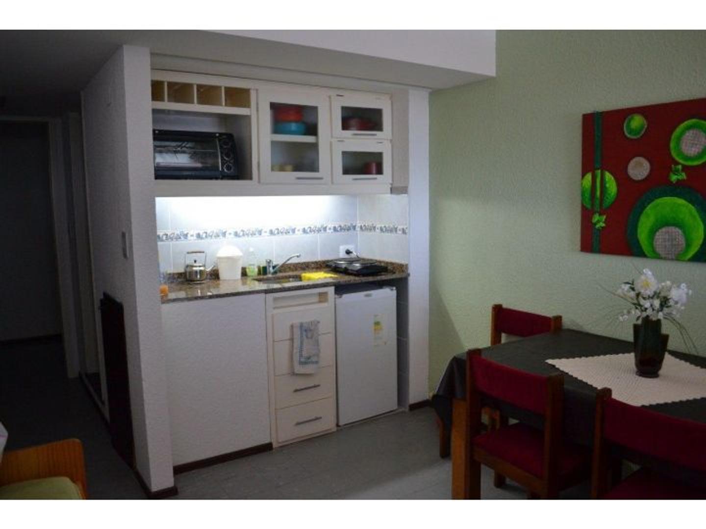 Alquiler temporario departamento 1 ambiente Miramar