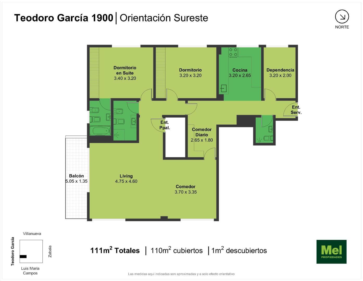 Departamento en Venta de 3 ambientes