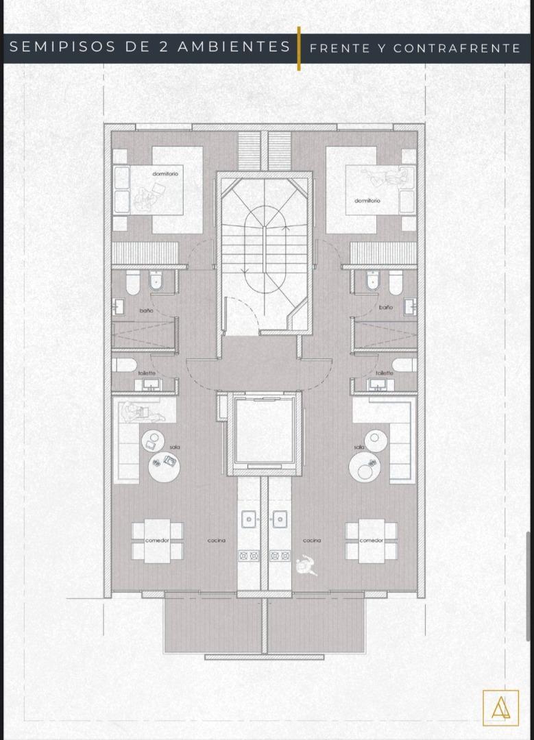 Departamento en Venta con 1 cocheras