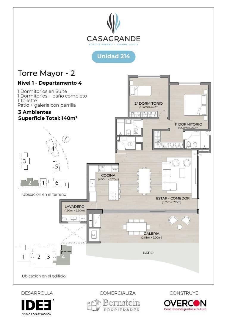 Felipe Boero 4030 , Piso 1