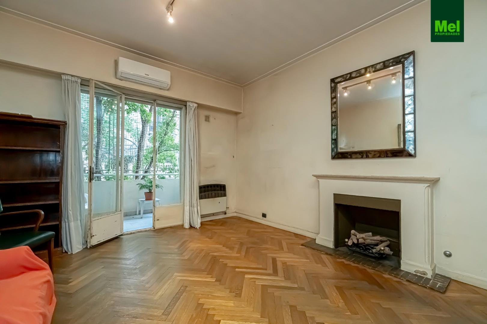 Semipiso 3 ambientes + dep/escritorio con balcón en venta