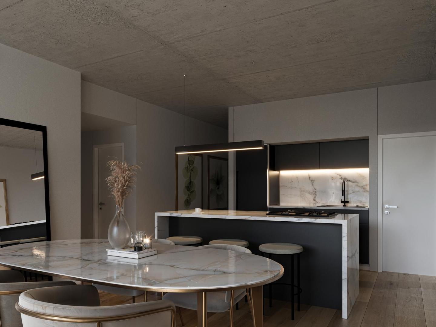 Departamento Monoambiente con 1 baño