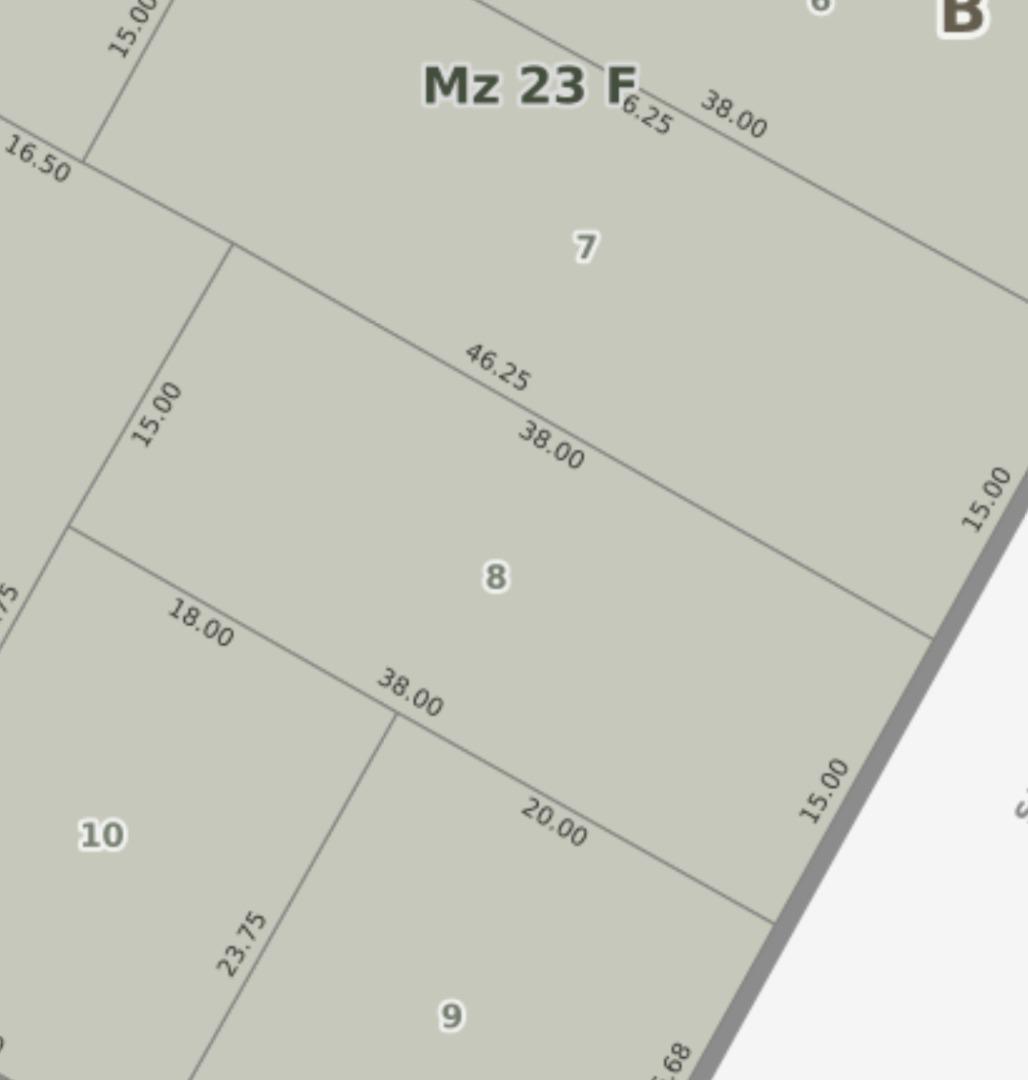 Lote medial comercial - Zona Sur - Villa Gesell.