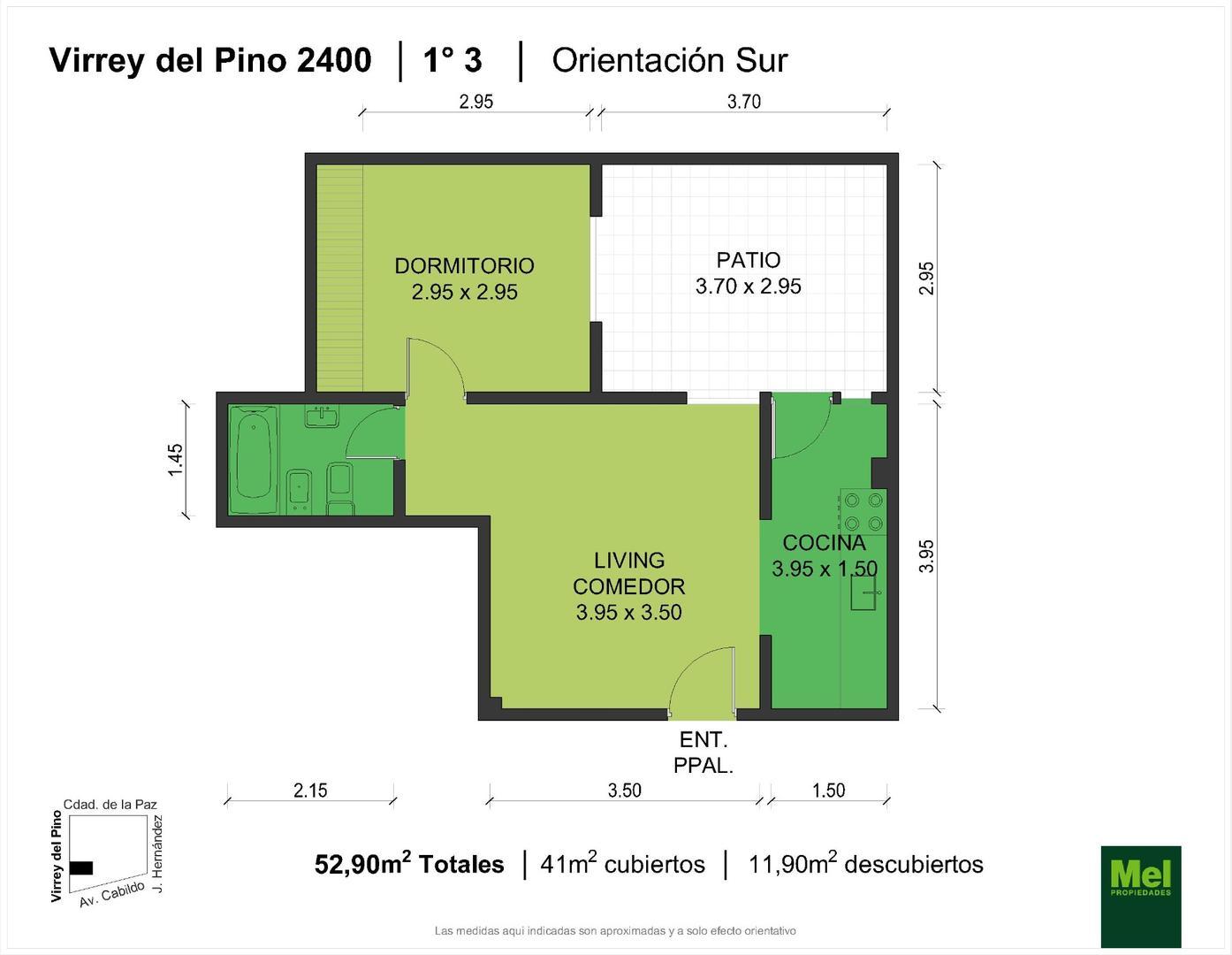 Virrey Del Pino 2400, Piso 1