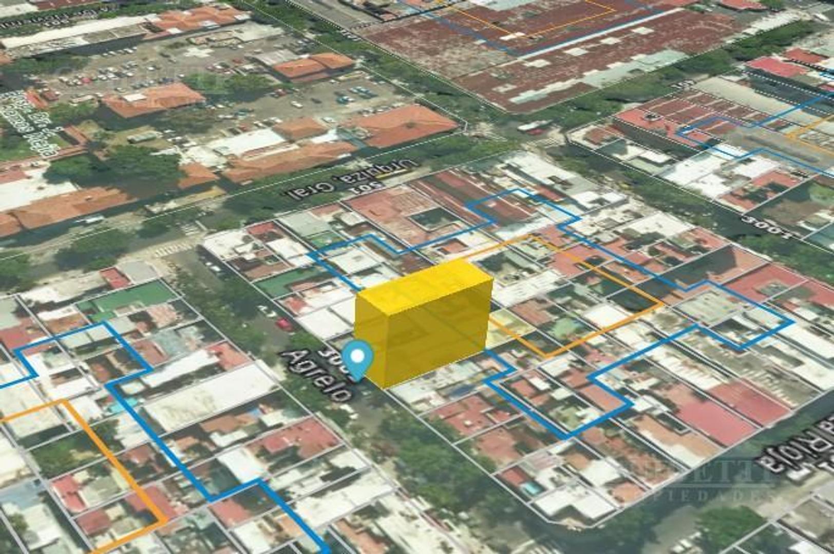 Terreno 297 m² - 8,51 x 34,75 - Agrelo al 3000
