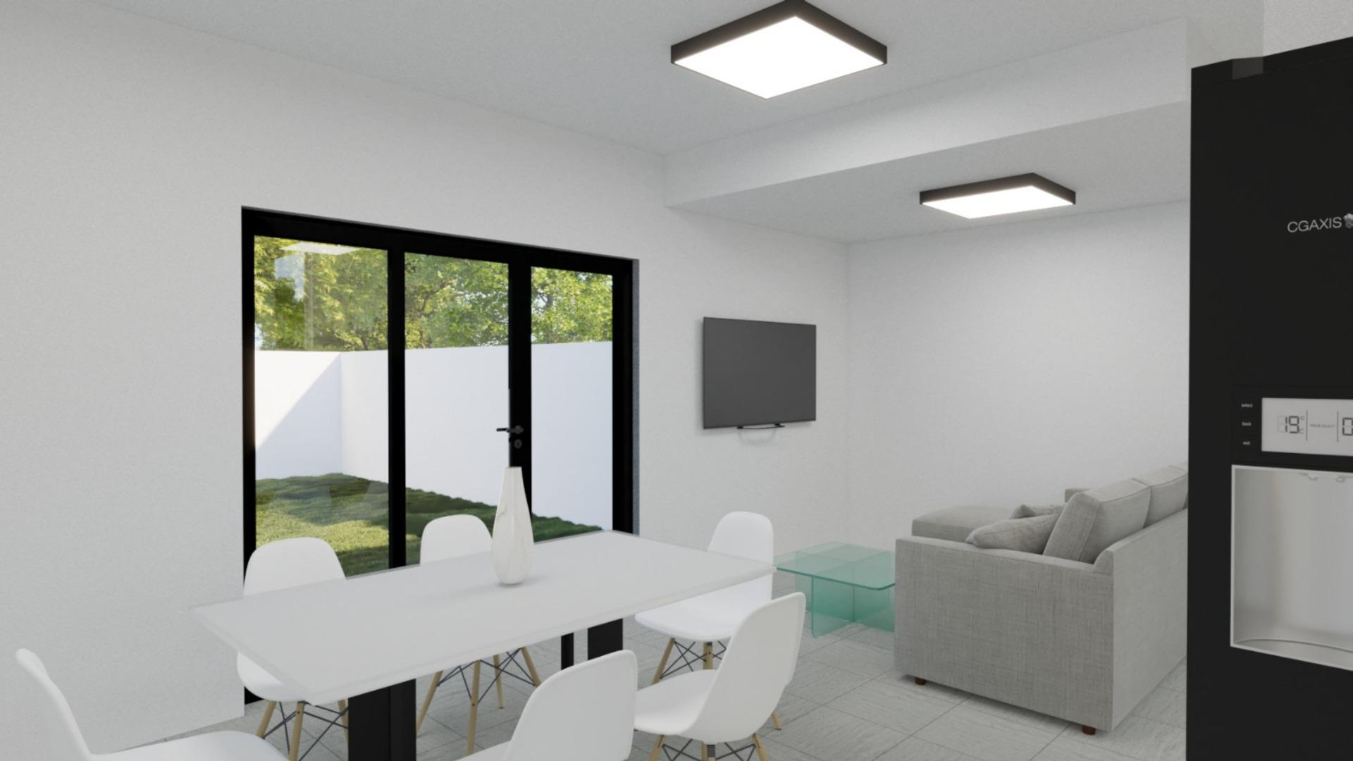 Depto Tipo Casa 3 ambientes con 2 baños