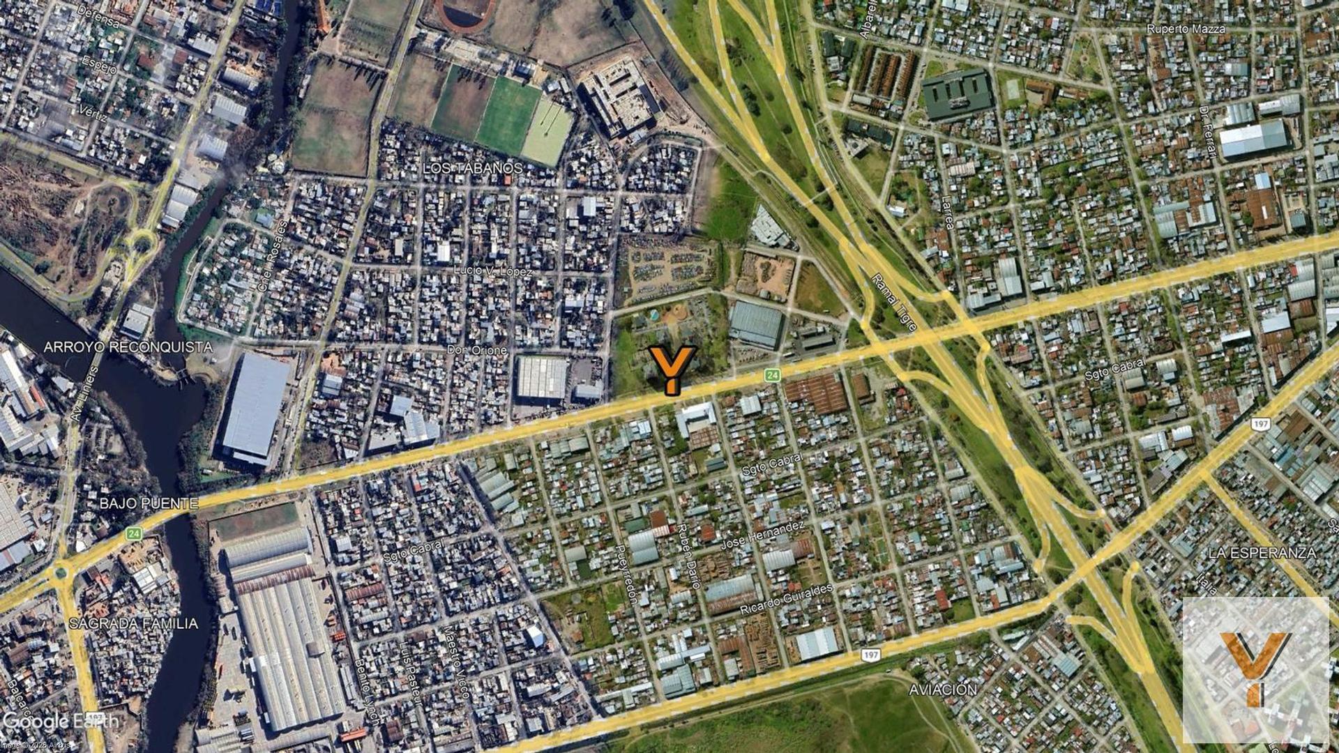 Avenida Crisólogo Larralde e/ Pueyrredón y Albarellos