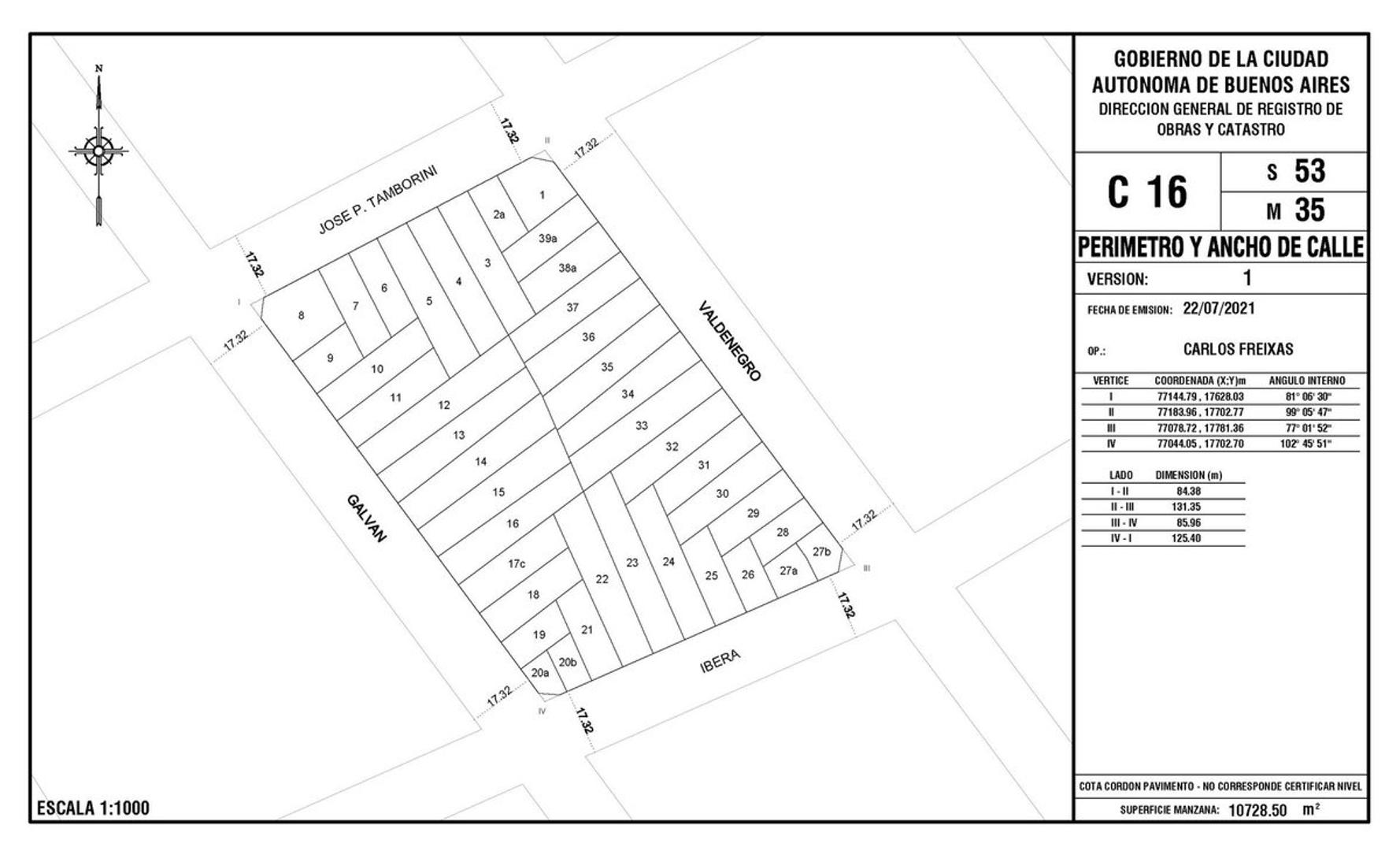 VENTA CASA EN LOTE DE 368m²  USAB2 VILLA URQUIZA