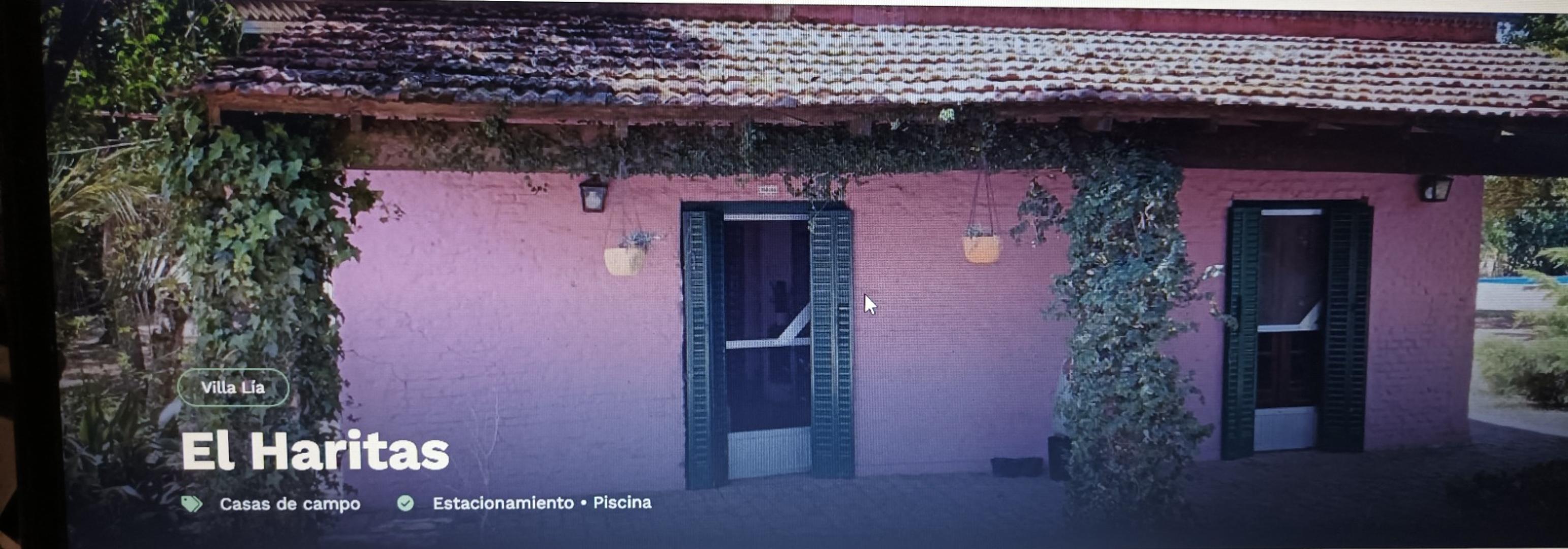 VERANO EN EL CAMPO EL HARITAS  VILLA LIA - ALQUILER TEMPORAL