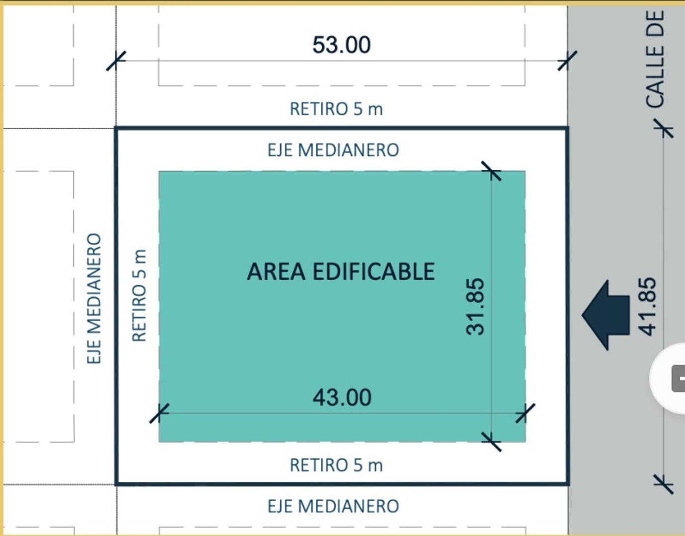 Terreno en Venta de 2218,0 m2