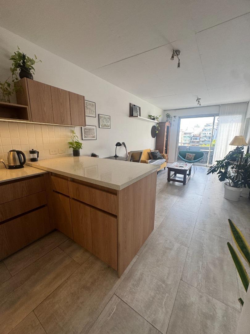 Departamento 2 ambientes con 2 baños