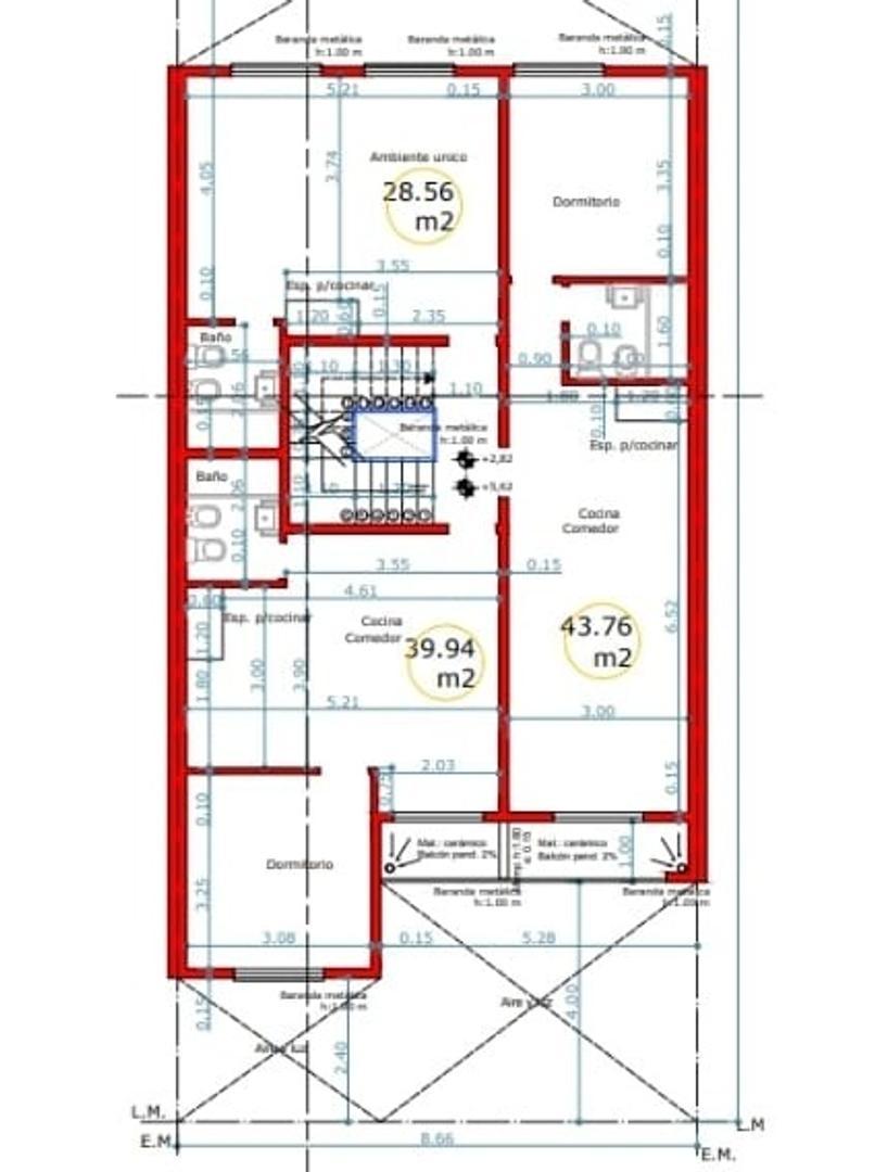 Departamento en Venta de 1 dormitorio