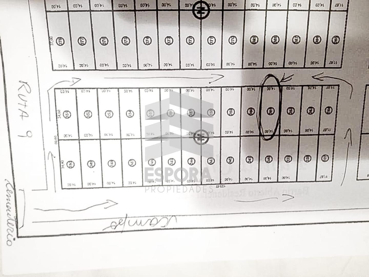 Terreno en Venta de 487,0 m2