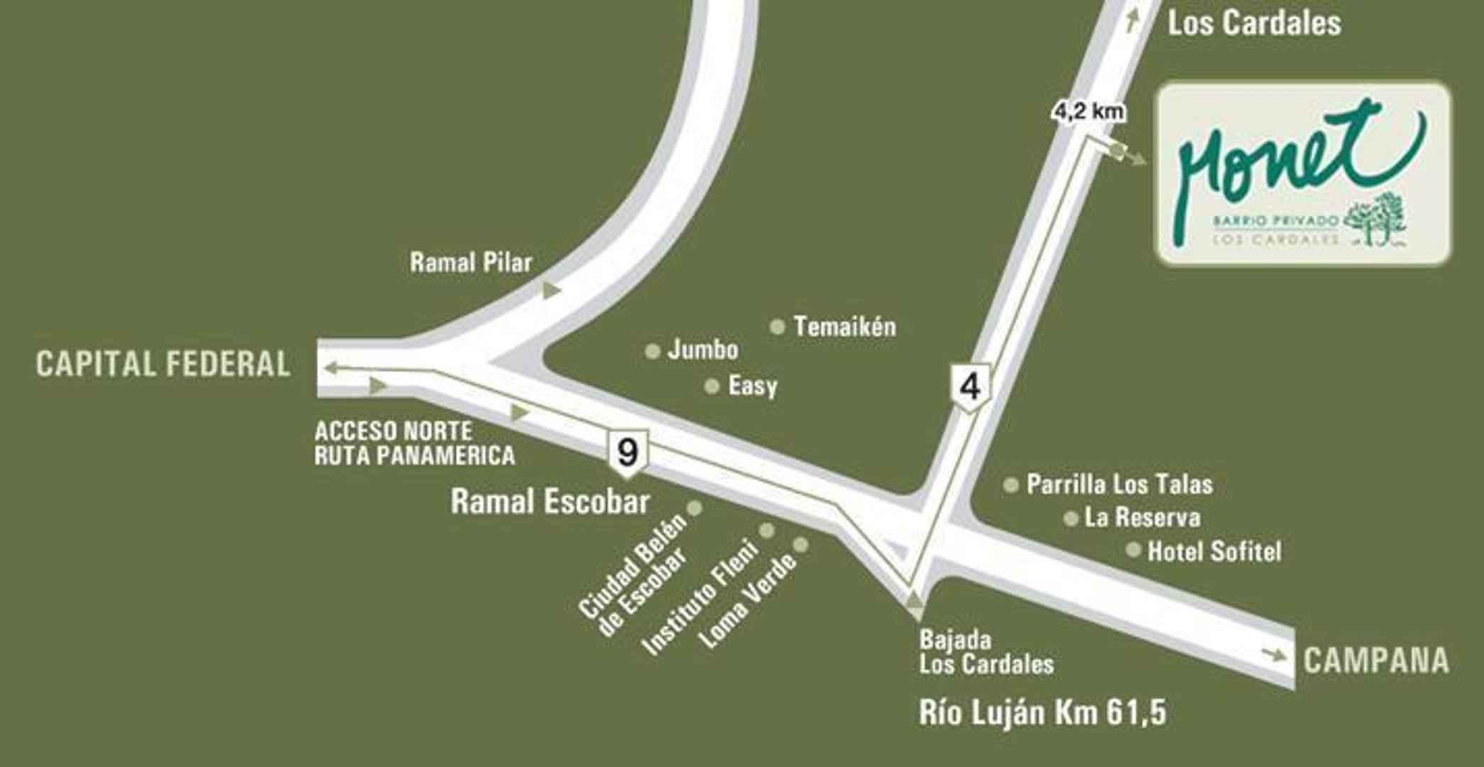 Precioso Lote En Barrio Monet. Cardales, Campana.