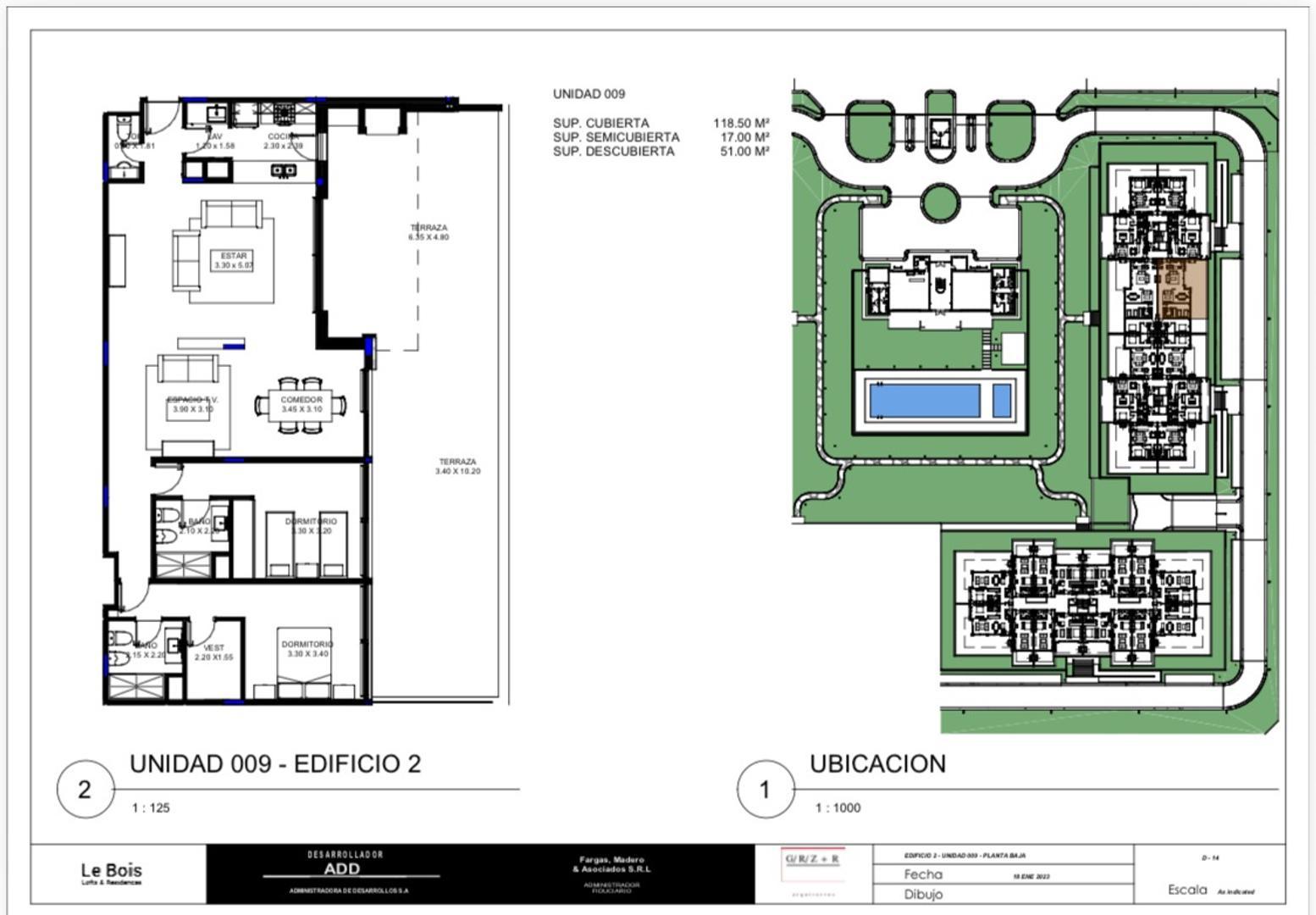 Le Bois Lofts & Residences , Piso 3