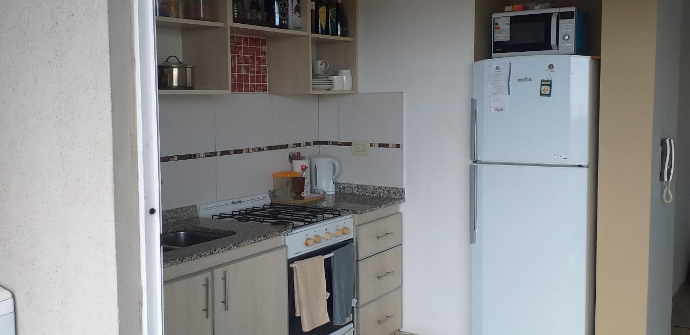 Departamento 2 ambientes con 2 baños