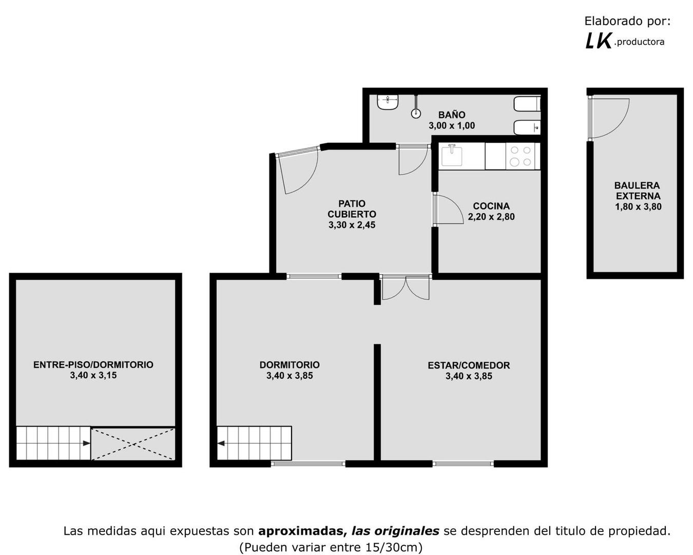 Depto Tipo Casa en Venta en Parque Avellaneda, USD 65.000