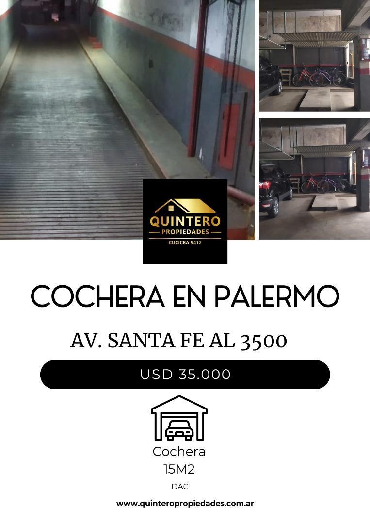 DAC. Imperdible cochera en Palermo