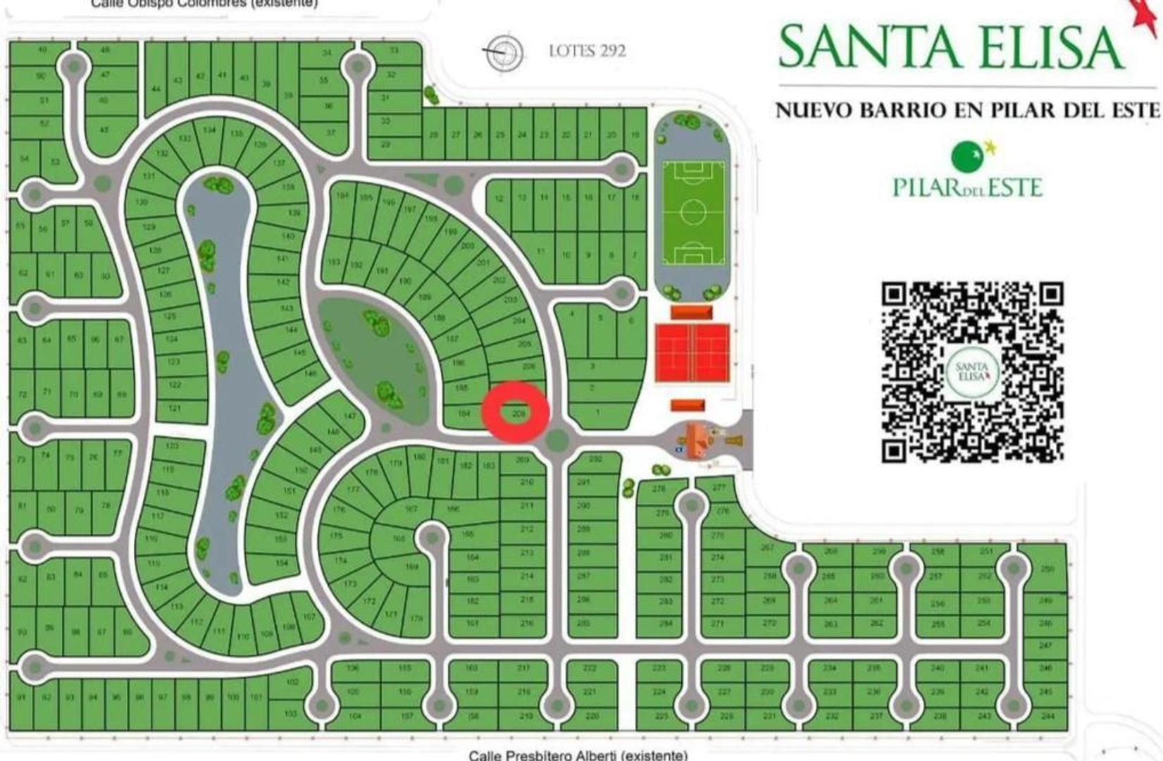 Terreno en Venta en Pilar Del Este, USD 46.000