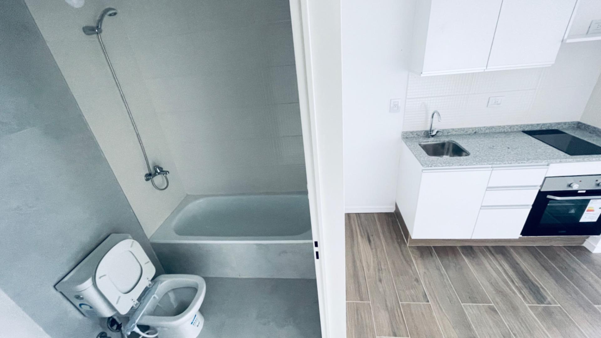 Departamento Monoambiente con 1 baño