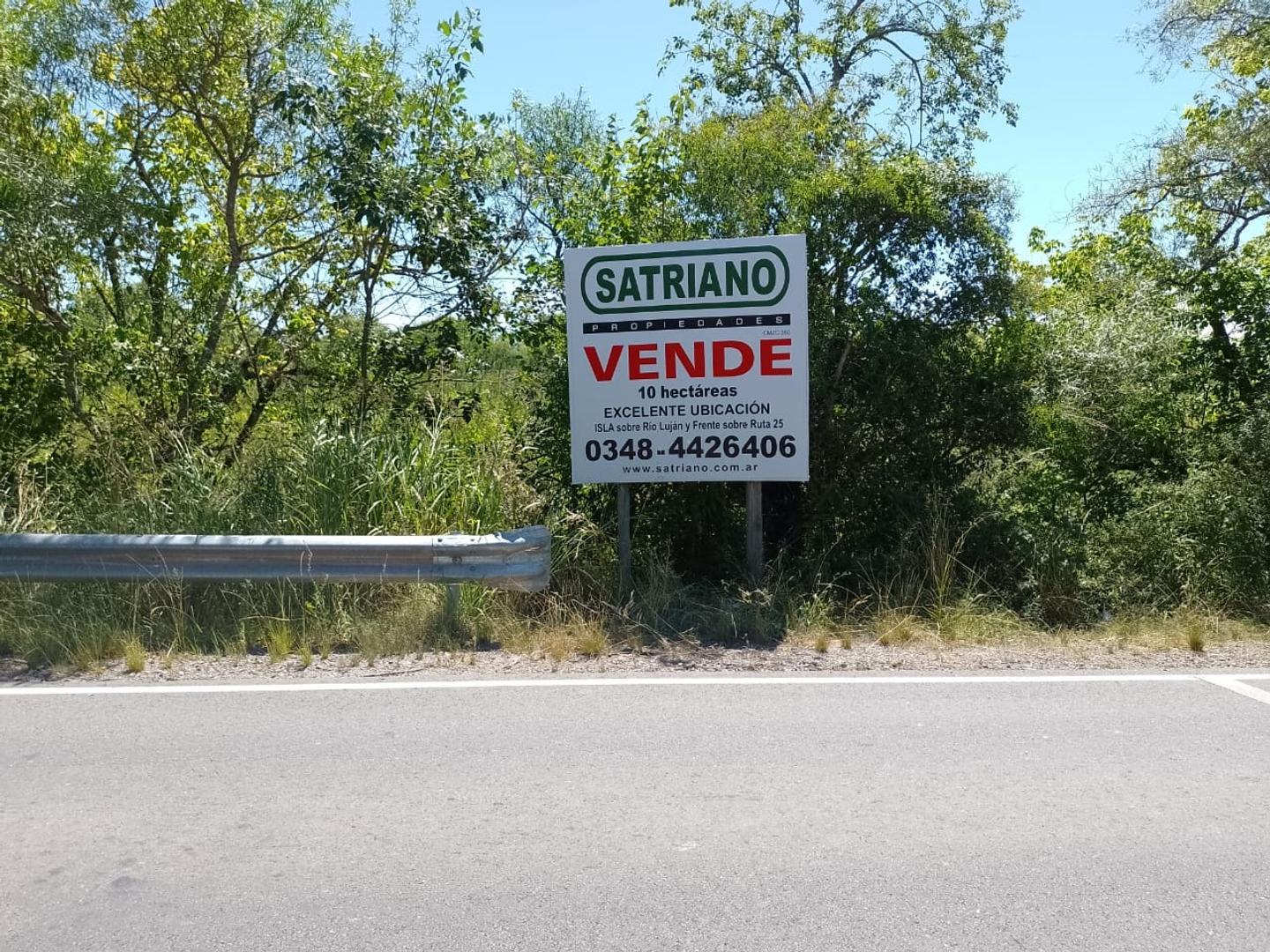 ISLA EN VENTA SOBRE RUTA 25