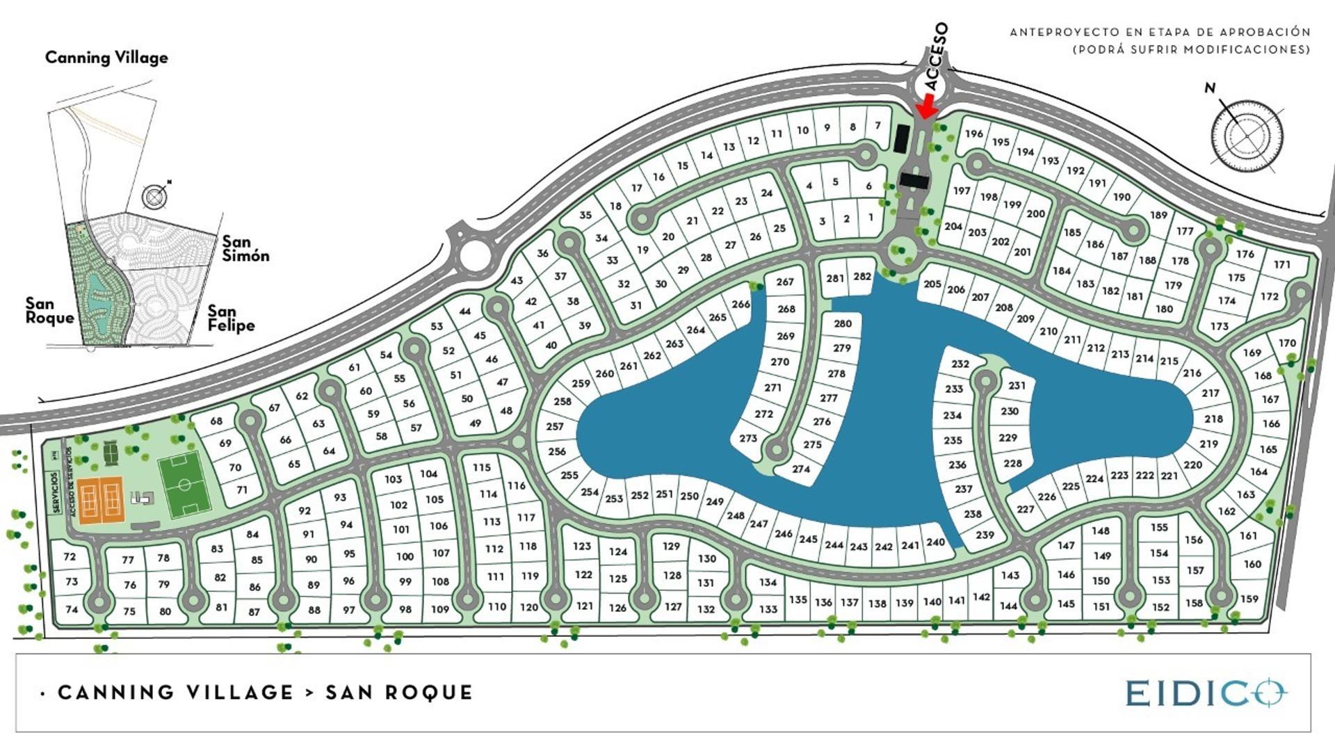 MLM. Hermoso lote interno en Barrio San Roque, Canning
