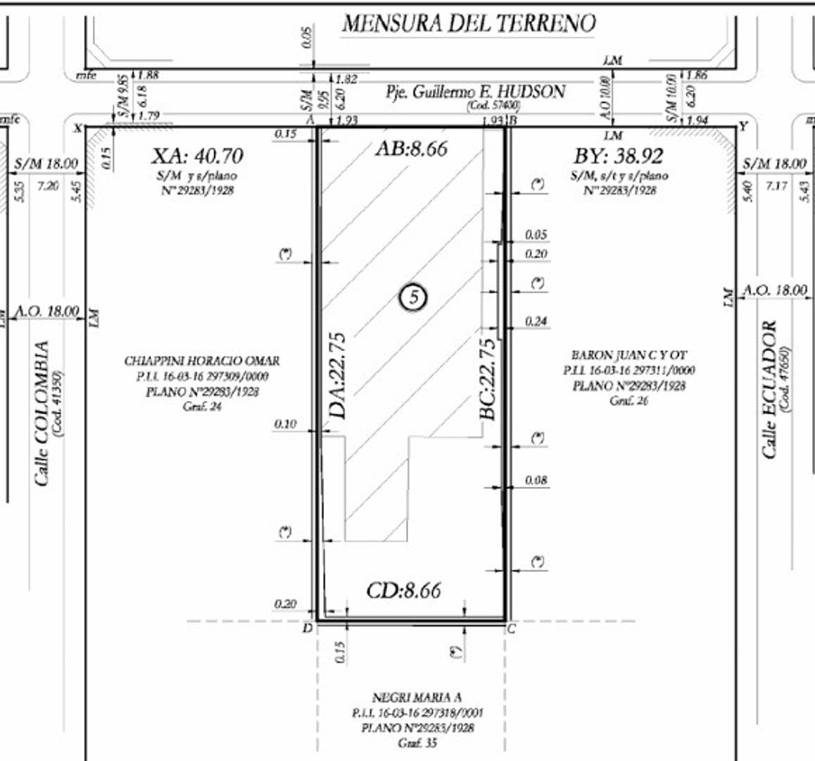 Casa 3 dormitorios Refaccionar Lote de 200 m2 Hudson 6900