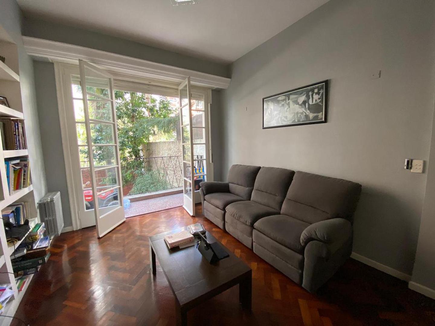 ALQUILER SIN MUEBLES - Departamento 4 ambientes, Las Cañitas - Semipiso de estilo y techos altos