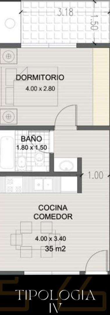 Departamento en Venta en Ingeniero Adolfo Sourdeaux, USD 69.900