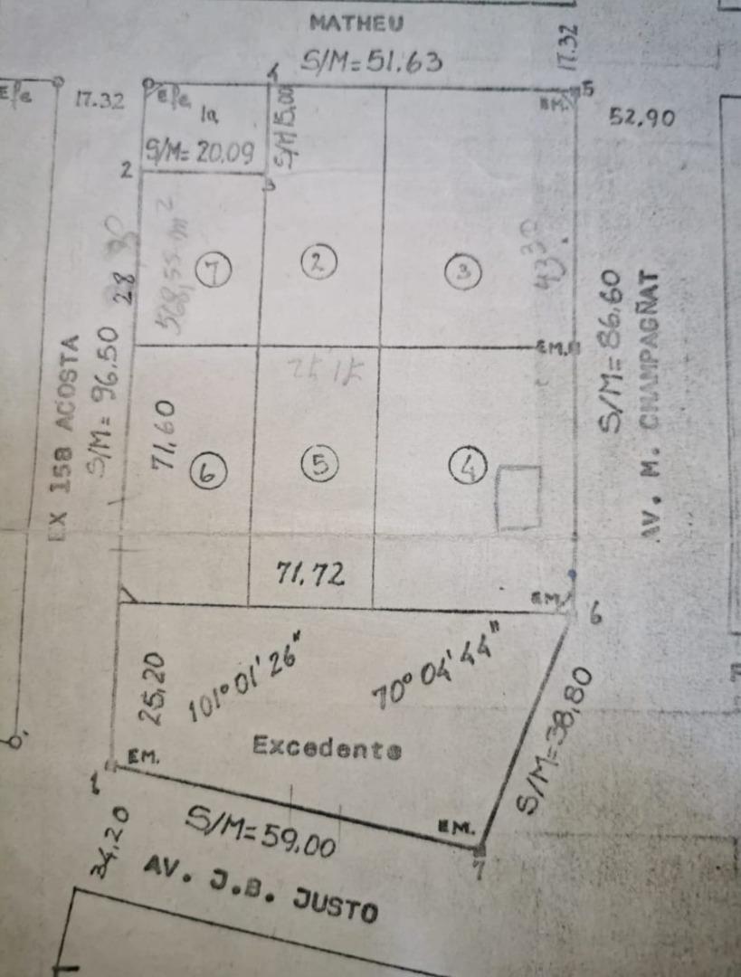 LOTES EN BLOCK O SEPARADOS 5300 M2. EL GAUCHO
