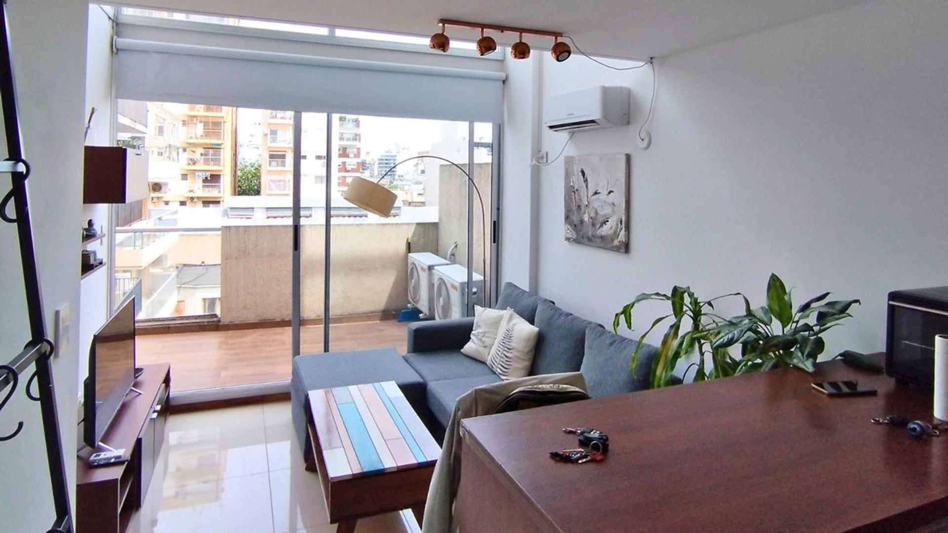Alq. duplex dos ambientes Palermo amoblado y coch