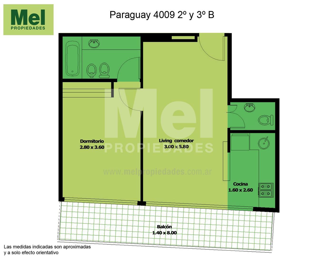 Paraguay 4000, Piso 3