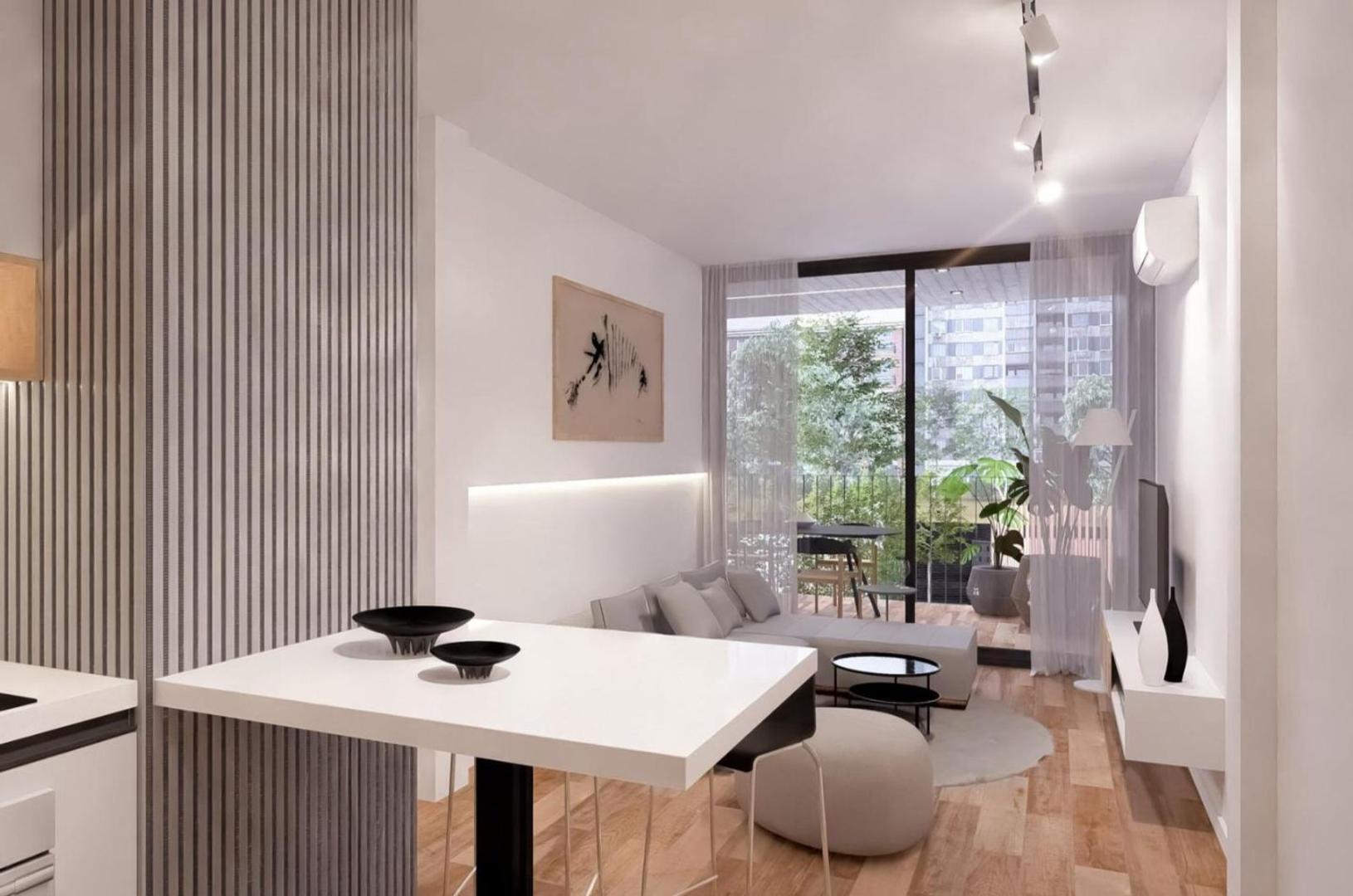 Departamento 2 ambientes con 1 baño