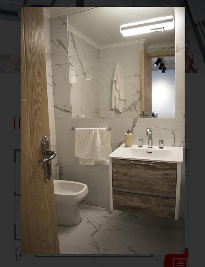 Departamento 2 ambientes con 1 baño