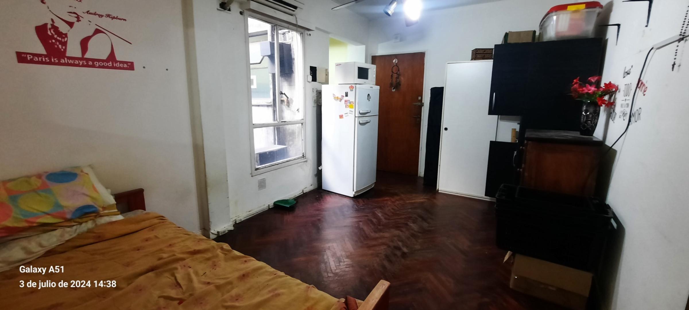 Monoambiente luminoso en excelente ubicación