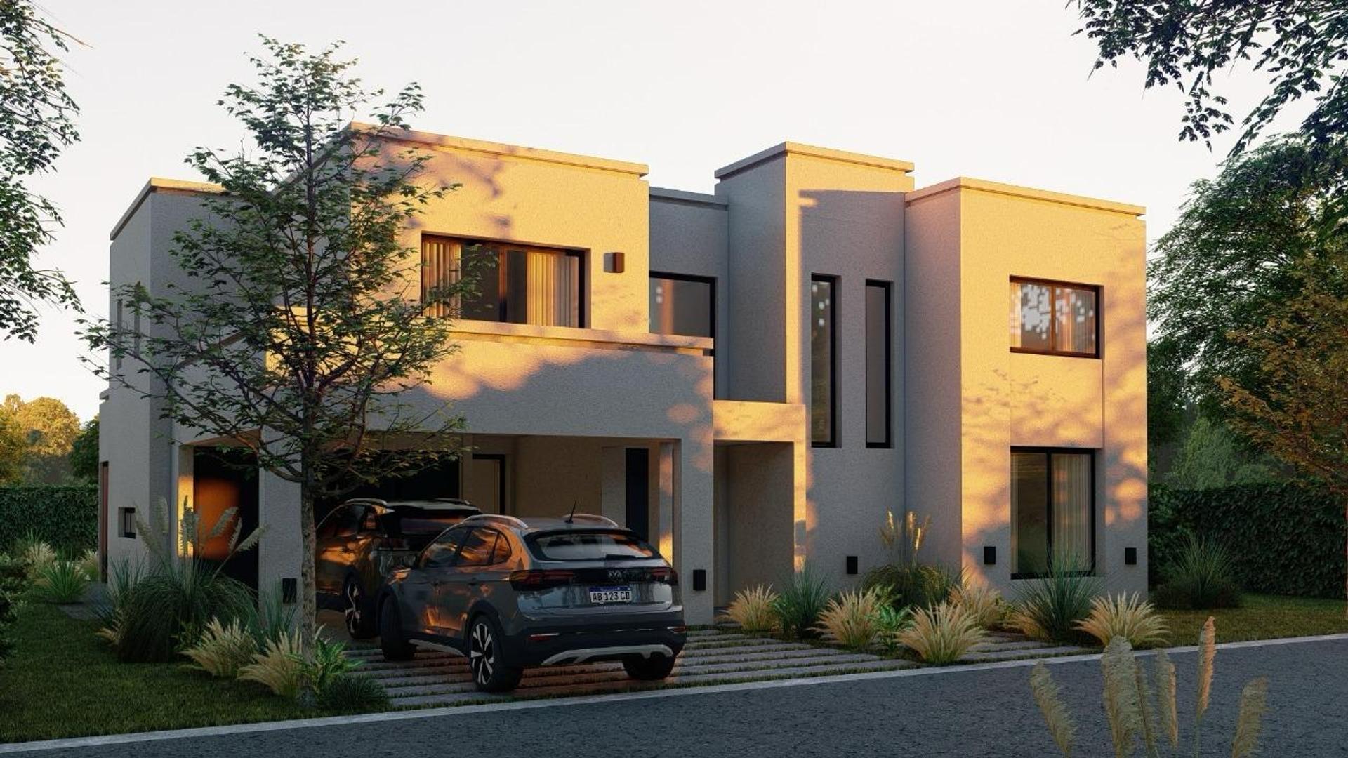 VENTA DE CASA 5 AMBIENTES EN BARRIO CERRADO VILLAGE JOVEN