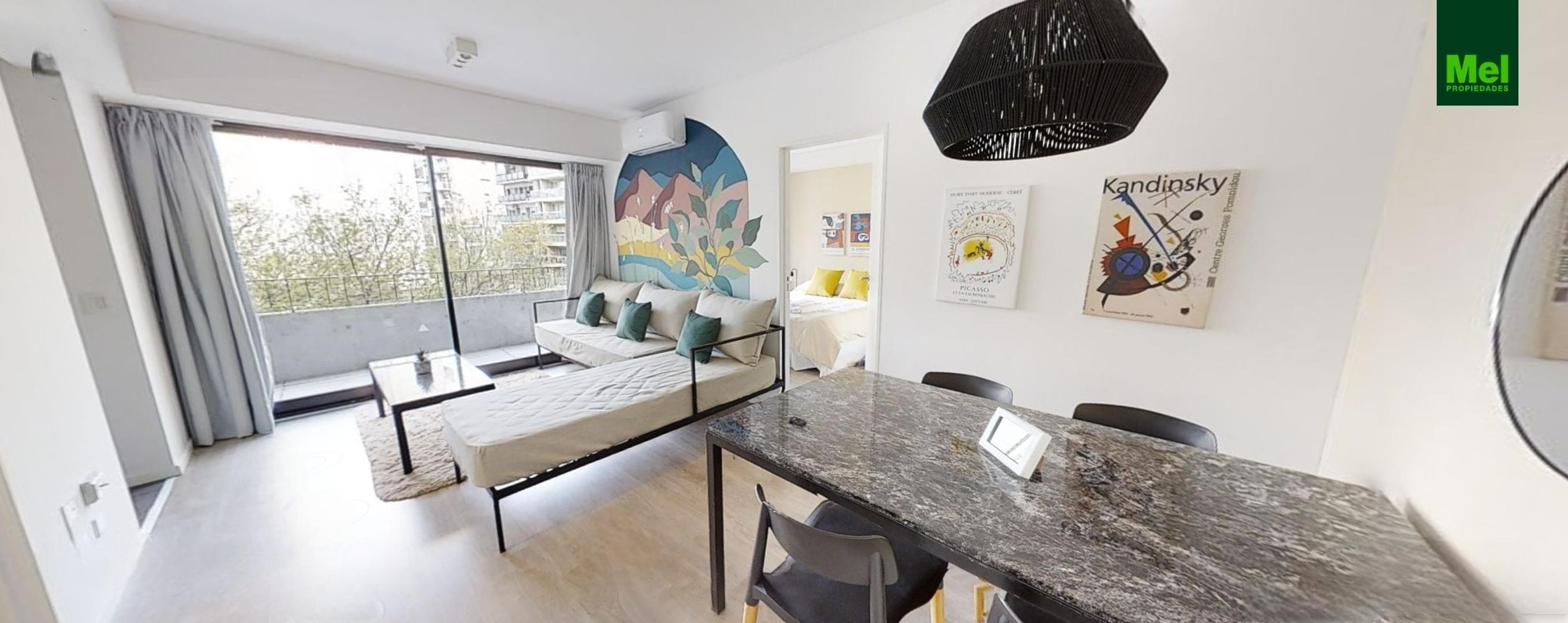 2 ambientes con balcón al frente en Palermo | Paraguay 4009