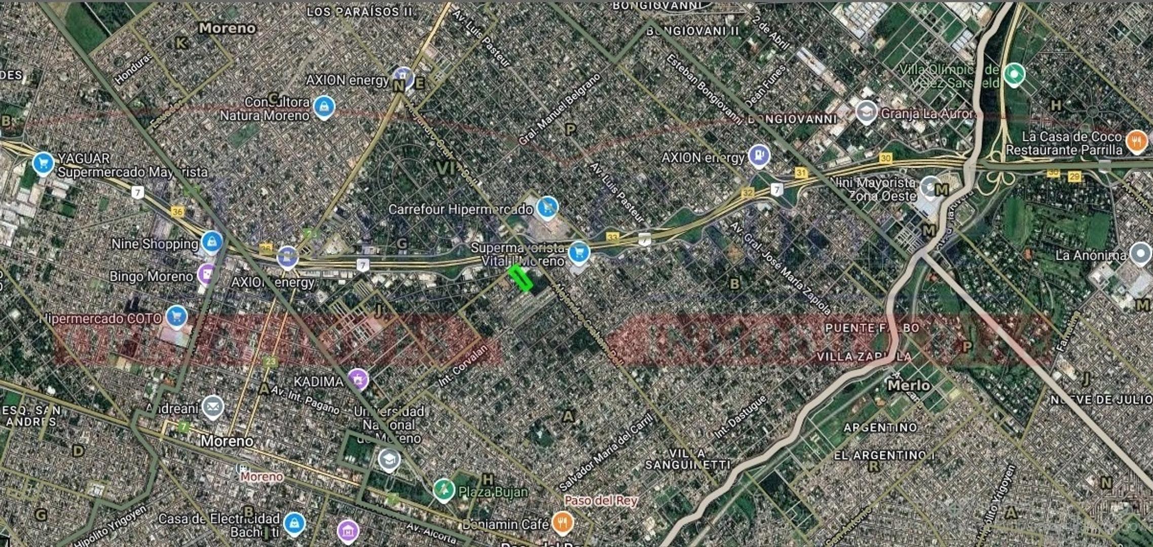 FRACCIÓN DE 10.900 M² A MEDIA CUADRA DE LA AU. ACCESO OESTE