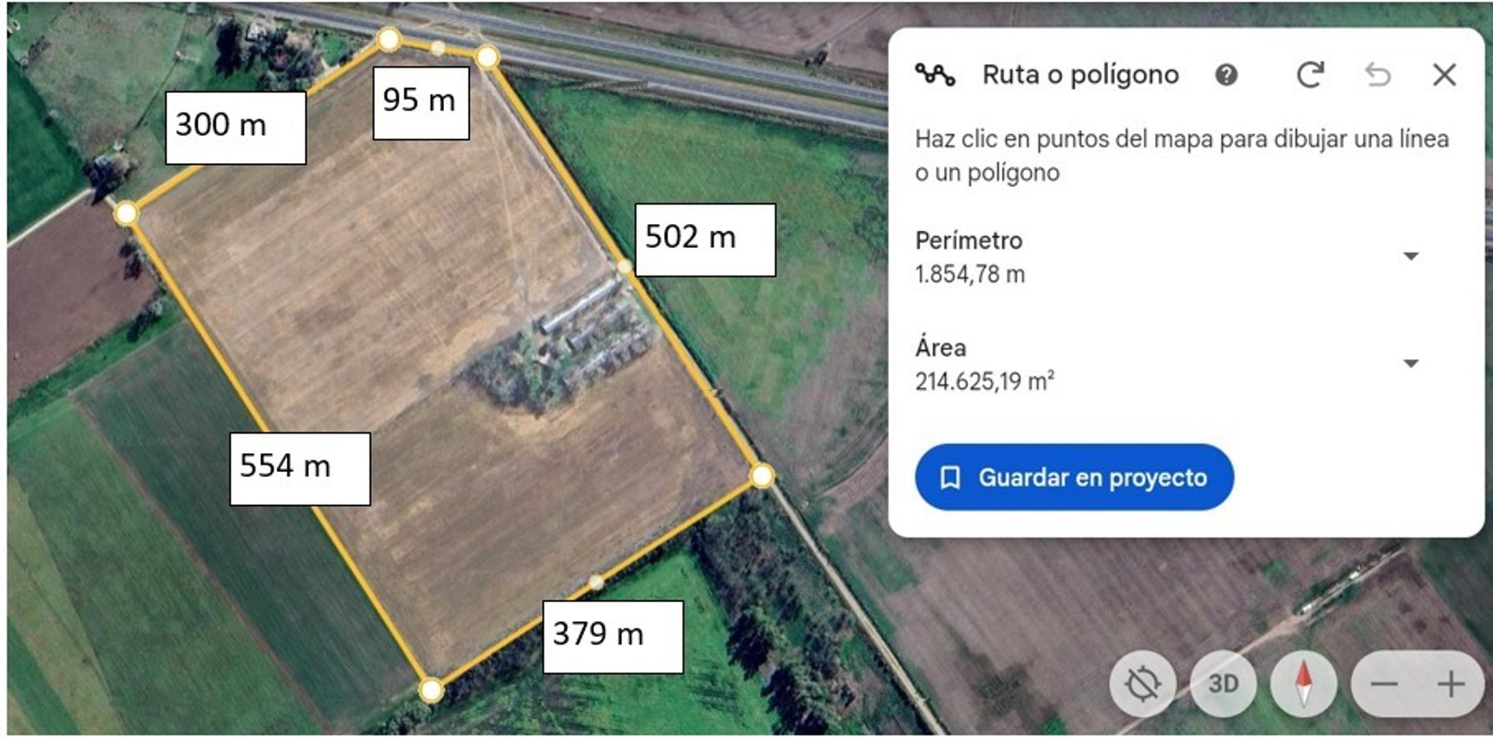 DUGGAN 21 HECTAREAS - LATERAL SOBRE RUTA 8