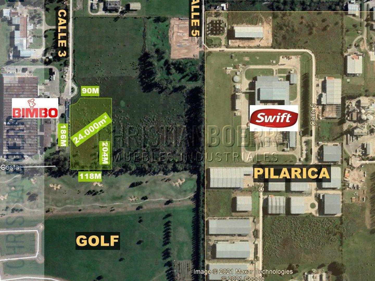 PQUE IND PILAR - ALQ FRACCION 2,4HAS - POSIBILIDAD DE ADICIO