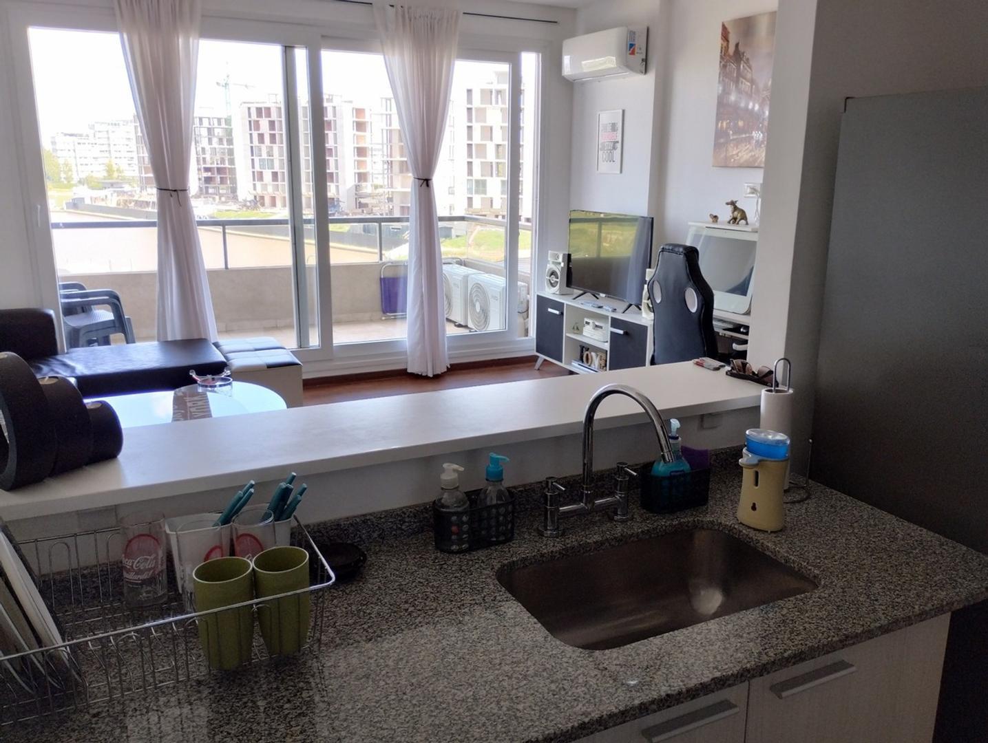 Departamento 2 ambientes con 2 baños